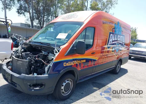 2021 Ford Transit-350 Cargo Van z USA, uszkodzony, nr VIN 1FTBW3XG3MKA51899